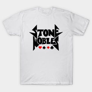 Stone Nobles card suit logo T-Shirt